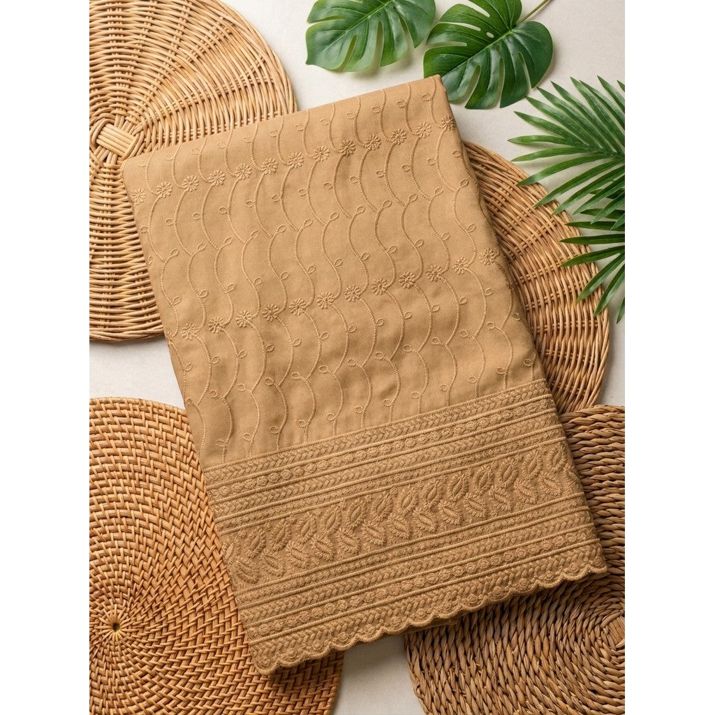 KAMDAR – Seri Aurora Kilauan Micro Two Tone Embroidery Kain Pasang (2M / 4M)