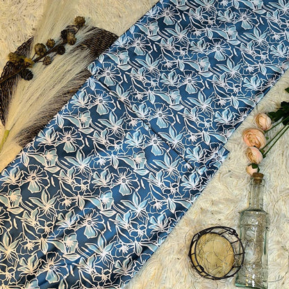 Elizabeth Kain Satin Digital Print – Bunga Halus