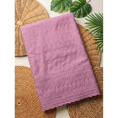 KAMDAR – Seri Aurora Kilauan Micro Two Tone Embroidery Kain Pasang (2M / 4M)