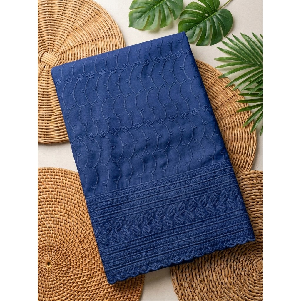 KAMDAR – Seri Aurora Kilauan Micro Two Tone Embroidery Kain Pasang (2M / 4M)