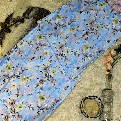 Elizabeth Kain Satin Digital Print – Bunga Halus