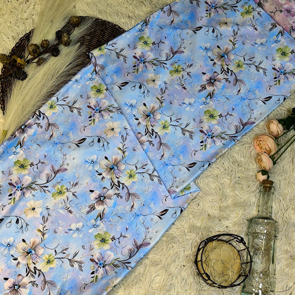 Elizabeth Kain Satin Digital Print – Bunga Halus