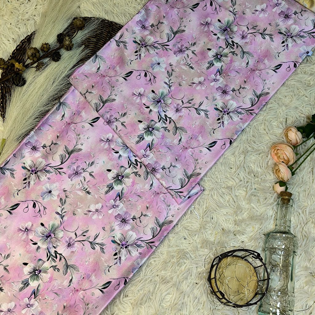 Elizabeth Kain Satin Digital Print – Bunga Halus