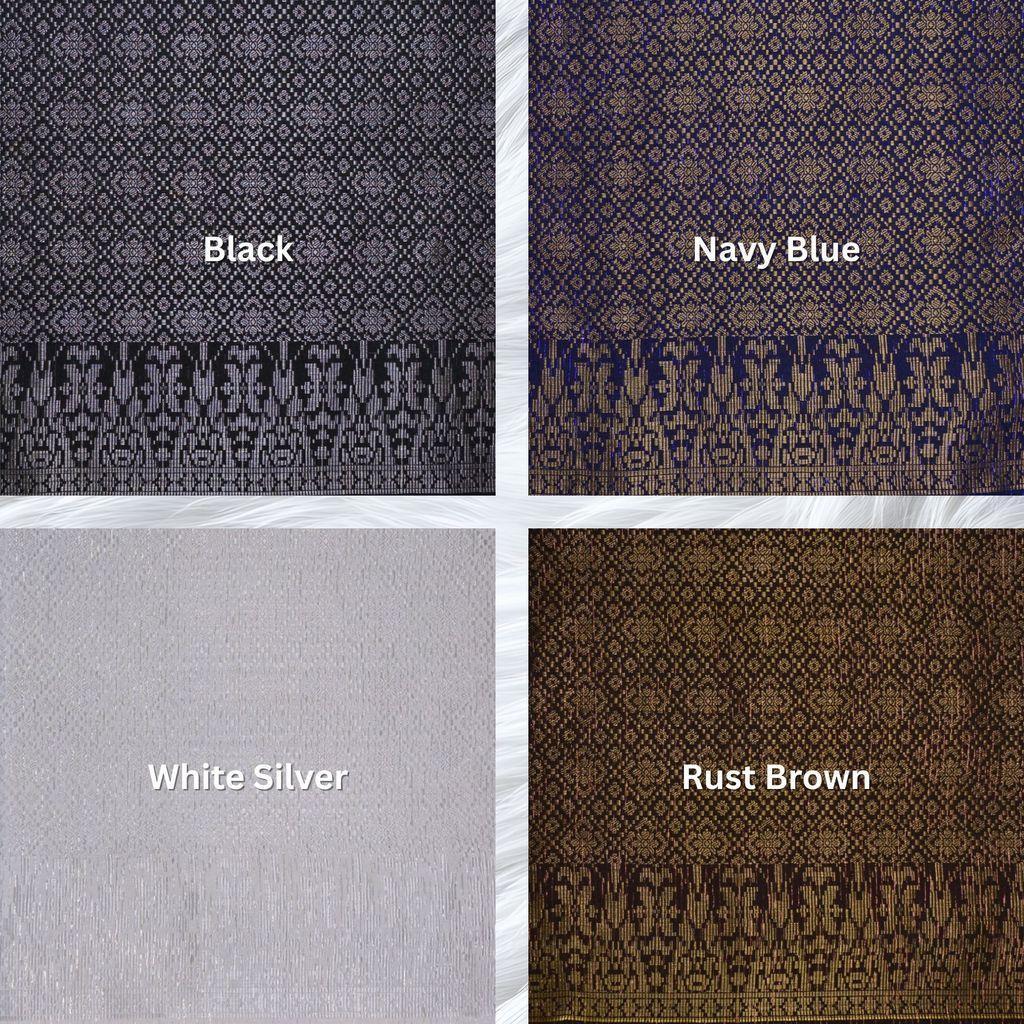 KAMDAR Srikandi Malika Metallic Songket | Kain Songket Thai Look Ironless Tak Jarang | Bidang 44