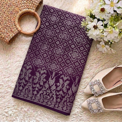 KAMDAR Srikandi Malika Metallic Songket | Kain Songket Thai Look Ironless Tak Jarang | Bidang 44