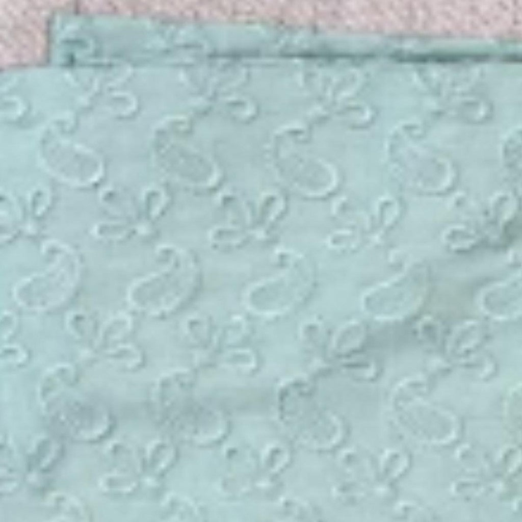 KAMDAR Combo Set Cotton Eyelet Pastel Cambric 44" Embroidery + Songket Metallic
