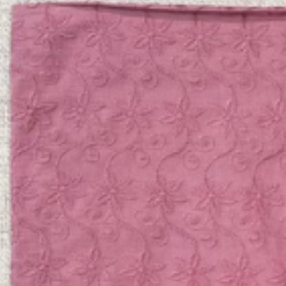 KAMDAR Combo Set Cotton Eyelet Pastel Cambric 44" Embroidery + Songket Metallic