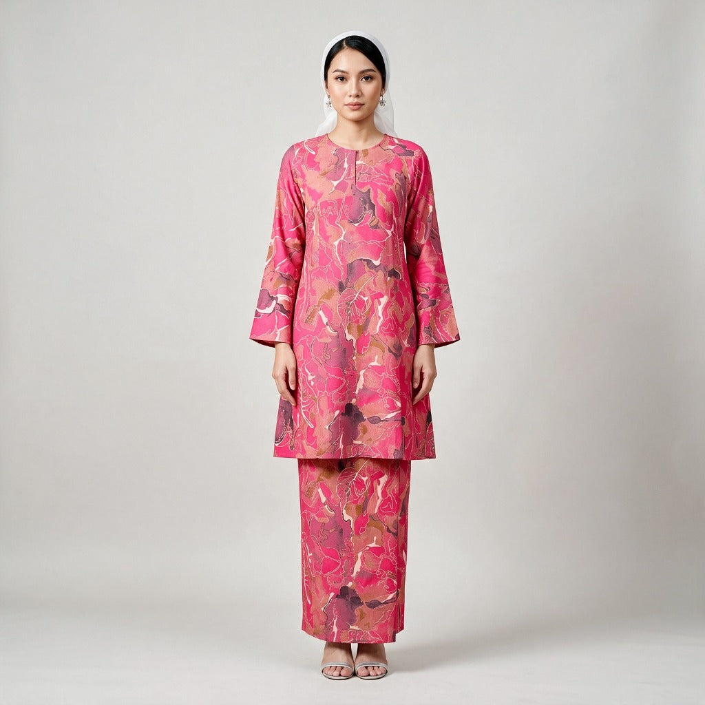 KAMDAR – Florence Baju Kurung Pahang Vatican Premium Wanita | Set Moden Eksklusif Muslimah S-3XL