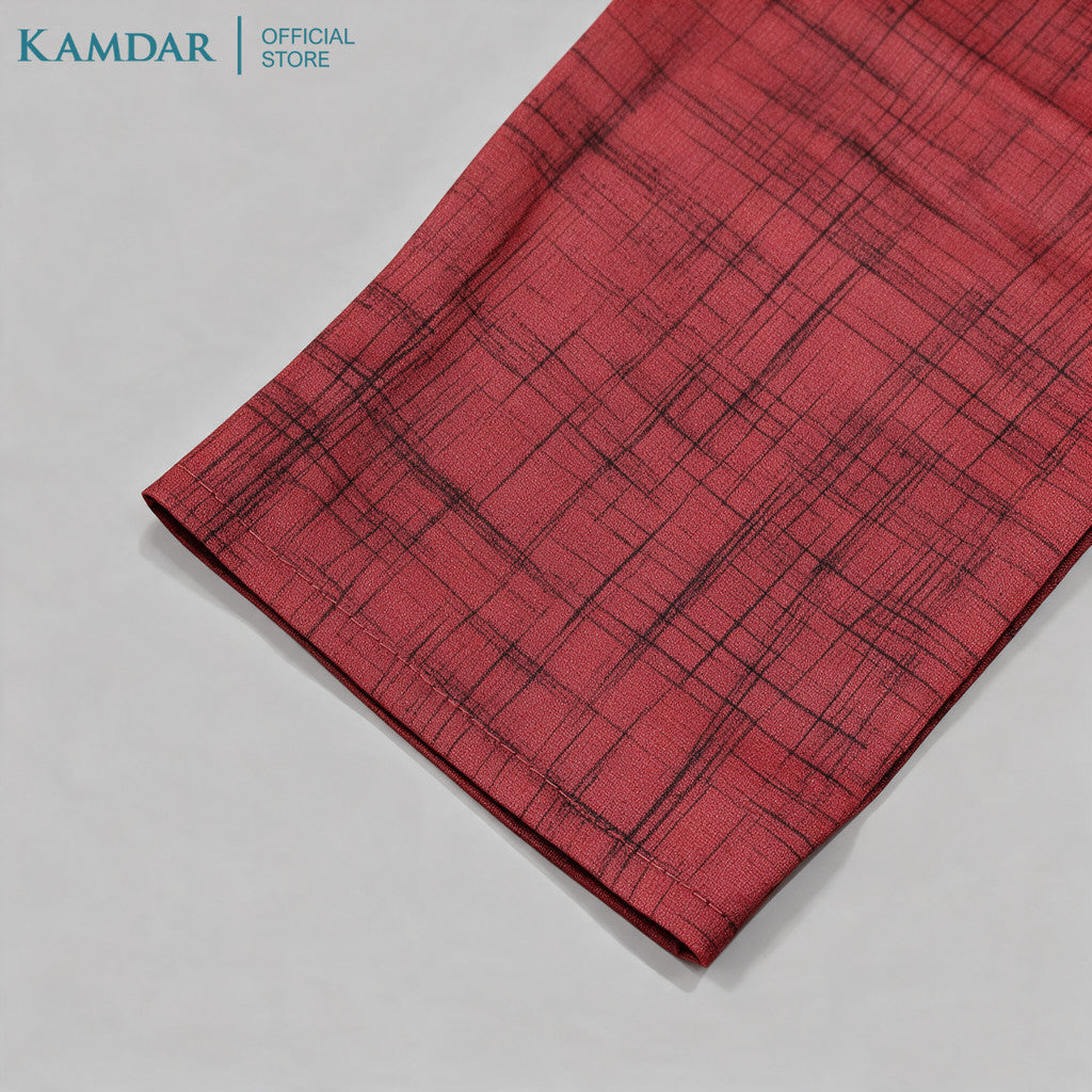 KAMDAR – Baju Kurta Panjang Lelaki Kain Bersilang | Baju Deepavali Bergaya