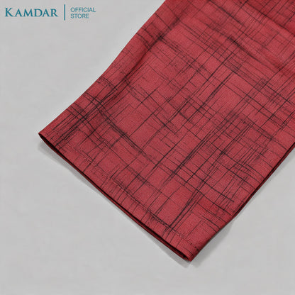 KAMDAR – Baju Kurta Panjang Lelaki Kain Bersilang | Baju Deepavali Bergaya