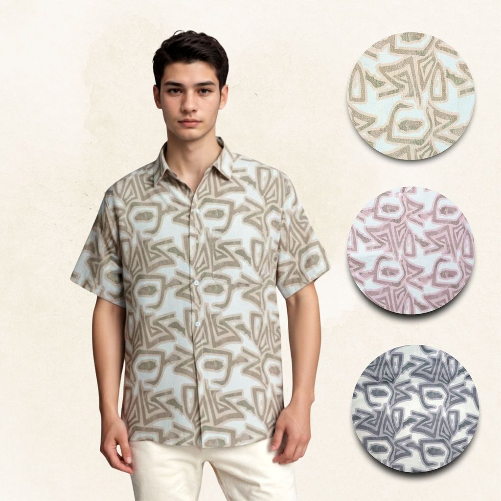 Artemis Geometry Pattern Pastel Regular Size to  Plus Size