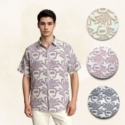 Artemis Geometry Pattern Pastel Regular Size to  Plus Size