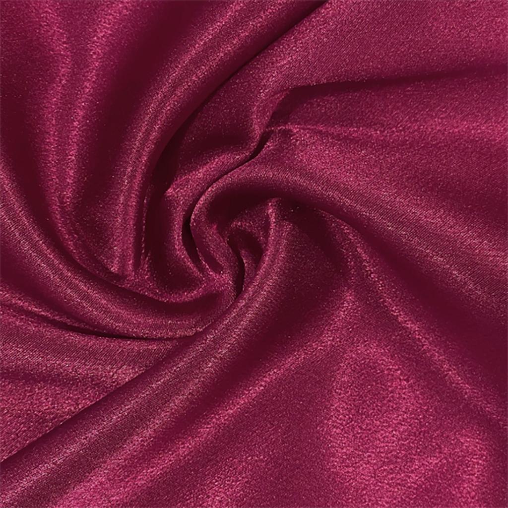 Hunter Italian Plain Satin Fabric – Bidang 58", Per Meter