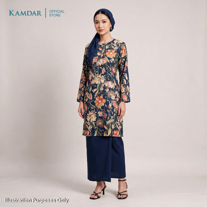 KAMDAR – Florence Baju Kurung Pahang Chaneli Premium Wanita | Set Moden Eksklusif | S-3XL