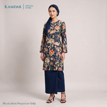 KAMDAR – Florence Baju Kurung Pahang Chaneli Premium Wanita | Set Moden Eksklusif | S-3XL