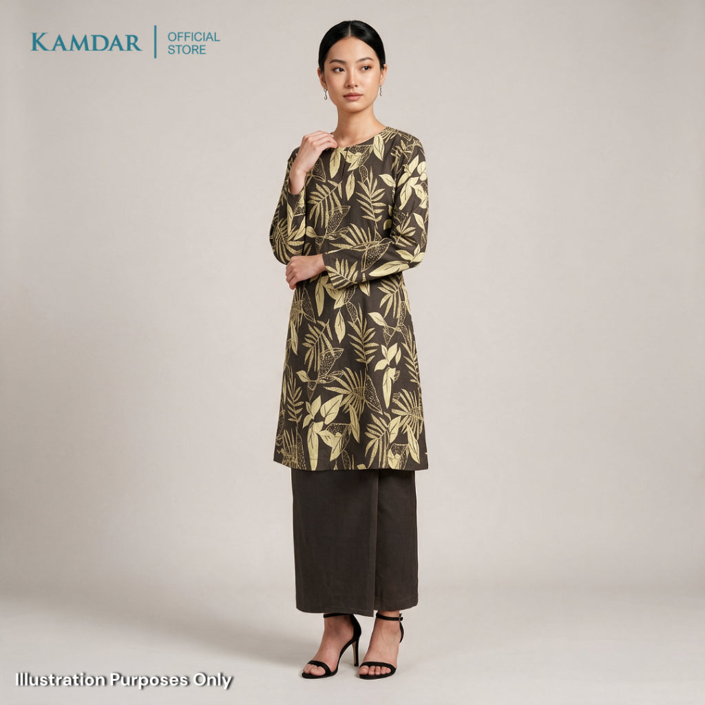 KAMDAR – Florence Baju Kurung Pahang Chaneli Premium Wanita | Set Moden Eksklusif | S-3XL