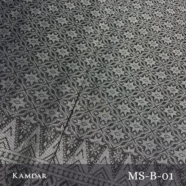 KAMDAR Songket Metallic Bintang Timur Bidang 44" Open Meter (Kain Ela) - Ironless & Tak Jarang