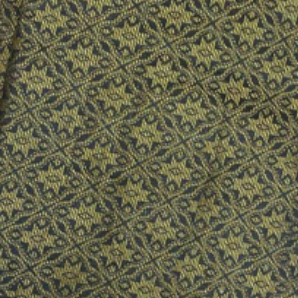 KAMDAR Songket Metallic Bintang Timur Bidang 44" Open Meter (Kain Ela) - Ironless & Tak Jarang