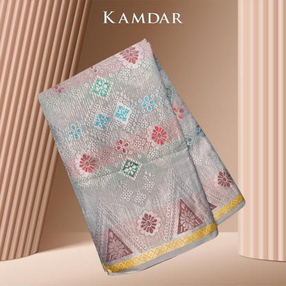 KAMDAR Combo Set Vienna Lace Bidang 58'' & Songket Pastel Bidang 44"  Kain Pasang - Ironless & Tak Jarang