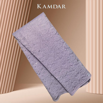 KAMDAR Combo Set Vienna Lace Bidang 58'' & Songket Pastel Bidang 44"  Kain Pasang - Ironless & Tak Jarang