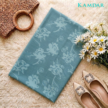 KAMDAR Estella Uragiri Premium Fabrik 2M / 4M | Kain Sulam Timbul Bidang 60 untuk Baju Kurung Jubah Kebaya