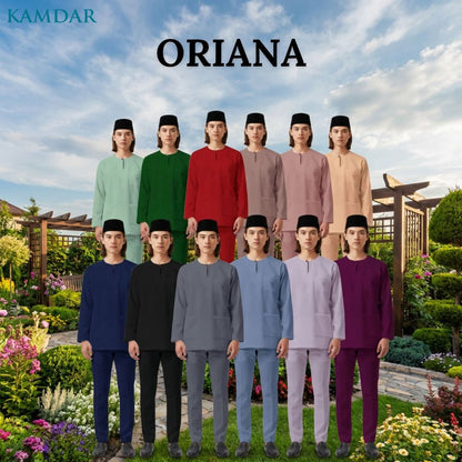 KAMDAR Oriana Pesak Teluk Belanga Johor Baju Melayu Dewasa