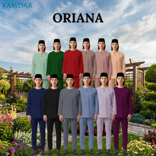 KAMDAR Oriana Pesak Teluk Belanga Johor Baju Melayu Dewasa