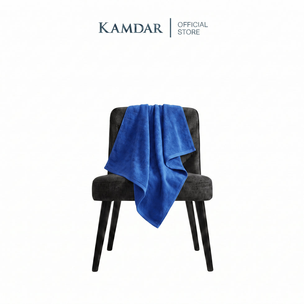 KAMDAR Hand Towel 100% Cotton | Soft Absorbent Quick-Dry Towel for Bathroom Kitchen Salon & Cafe