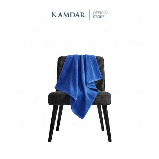 KAMDAR Hand Towel 100% Cotton | Soft Absorbent Quick-Dry Towel for Bathroom Kitchen Salon & Cafe
