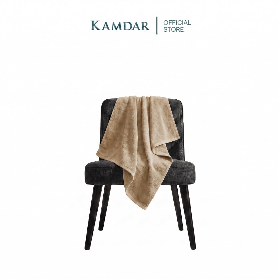 KAMDAR Hand Towel 100% Cotton | Soft Absorbent Quick-Dry Towel for Bathroom Kitchen Salon & Cafe