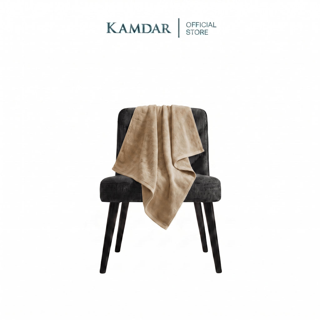 KAMDAR Hand Towel 100% Cotton | Soft Absorbent Quick-Dry Towel for Bathroom Kitchen Salon & Cafe