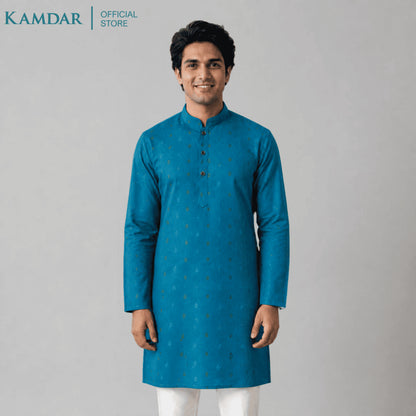 KAMDAR – Baju Kurta Panjang Lelaki Sulaman Nanas | Baju Deepavali Meriah
