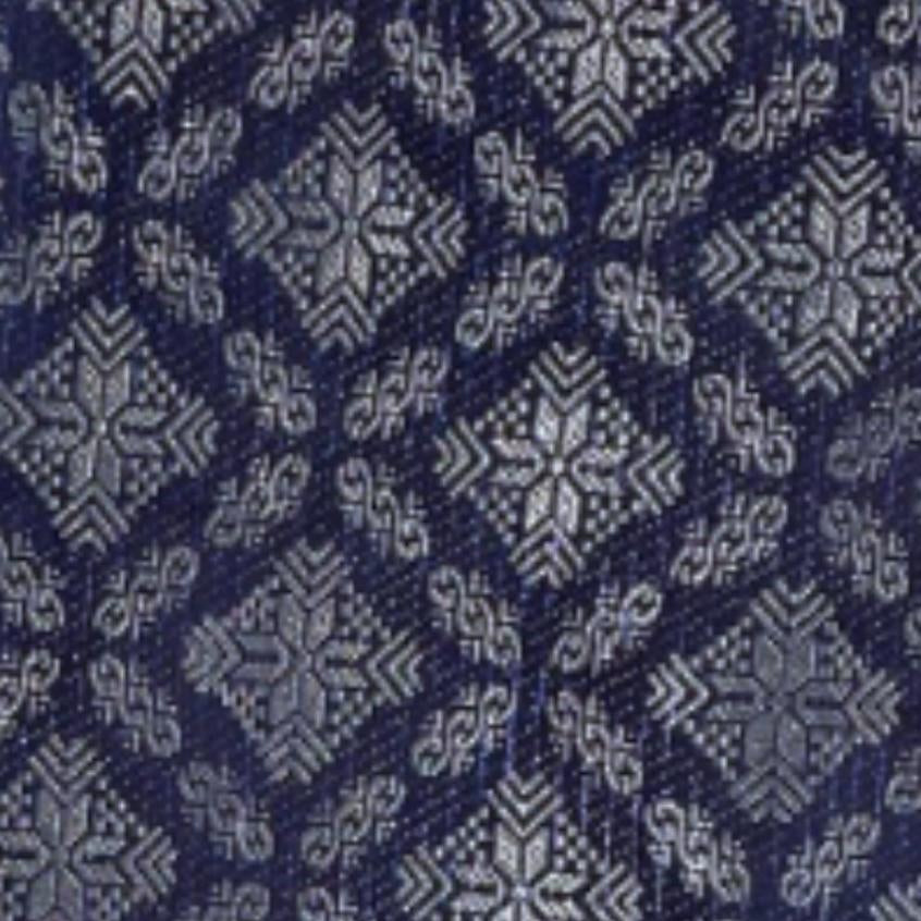 KAMDAR Combo Set Kain Cotton Cambric 44" & Songket Metallic 44" Kain Pasang - Ironless & Tak Jarang
