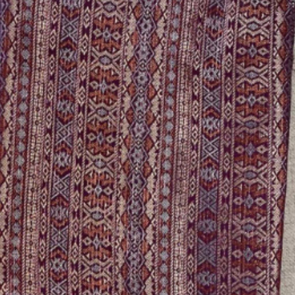 KAMDAR Combo Set Kain Cotton Cambric 44" & Songket Metallic 44" Kain Pasang - Ironless & Tak Jarang