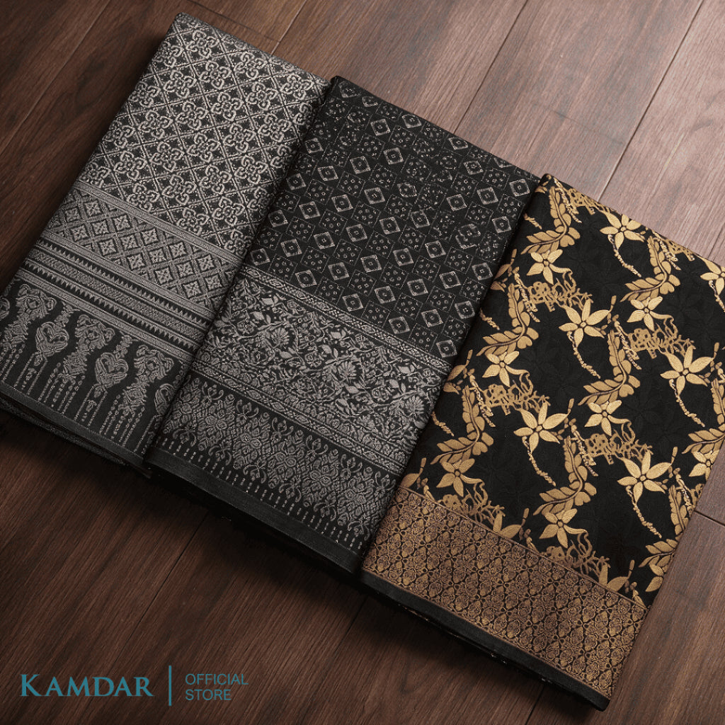 KAMDAR – Fajar Permata Songket Metallic Kain Pasang | Songket Premium Berkualiti – 2M/4M