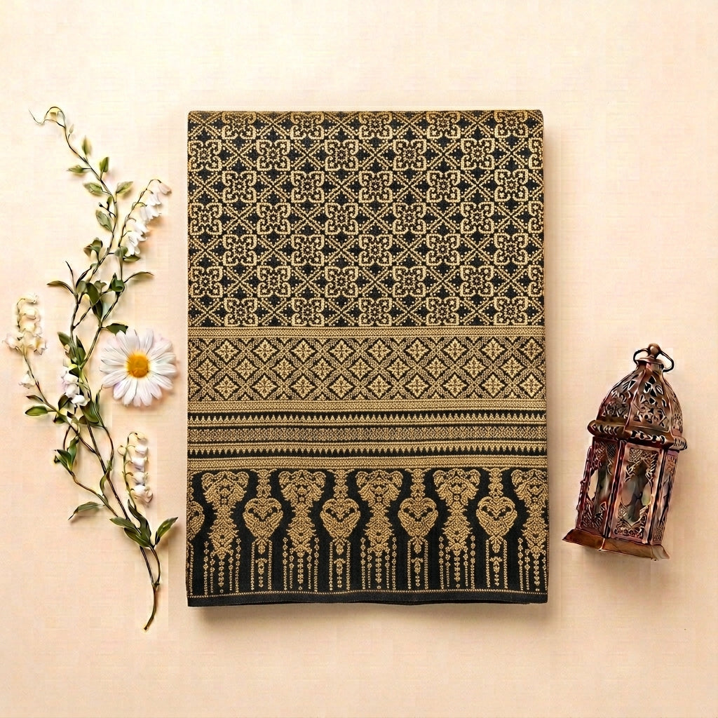 KAMDAR – Fajar Permata Songket Metallic Kain Pasang | Songket Premium Berkualiti – 2M/4M
