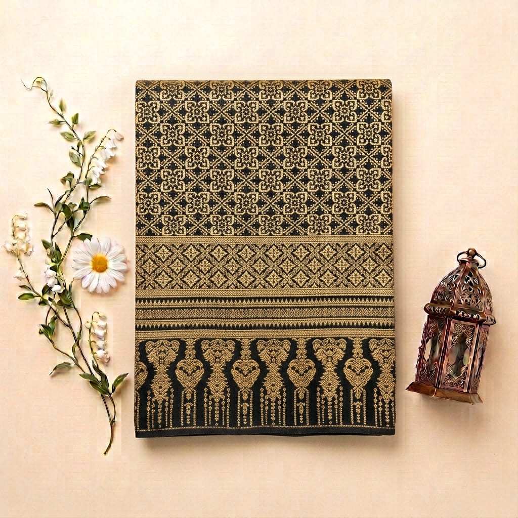 KAMDAR – Fajar Permata Songket Metallic Kain Pasang | Songket Premium Berkualiti – 2M/4M