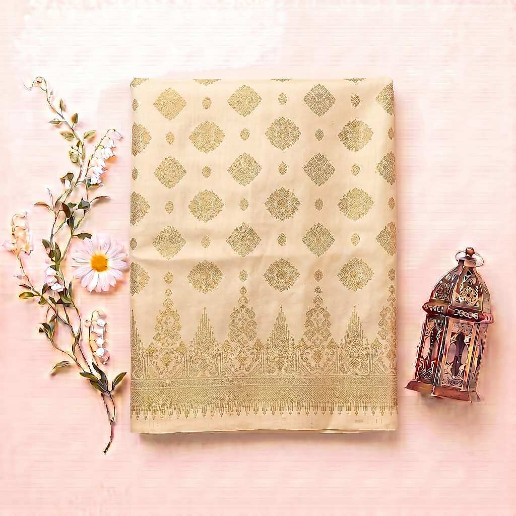 KAMDAR – Awan Senja Songket Metallic Kain Pasang | Songket Premium Eksklusif – 2M/4M