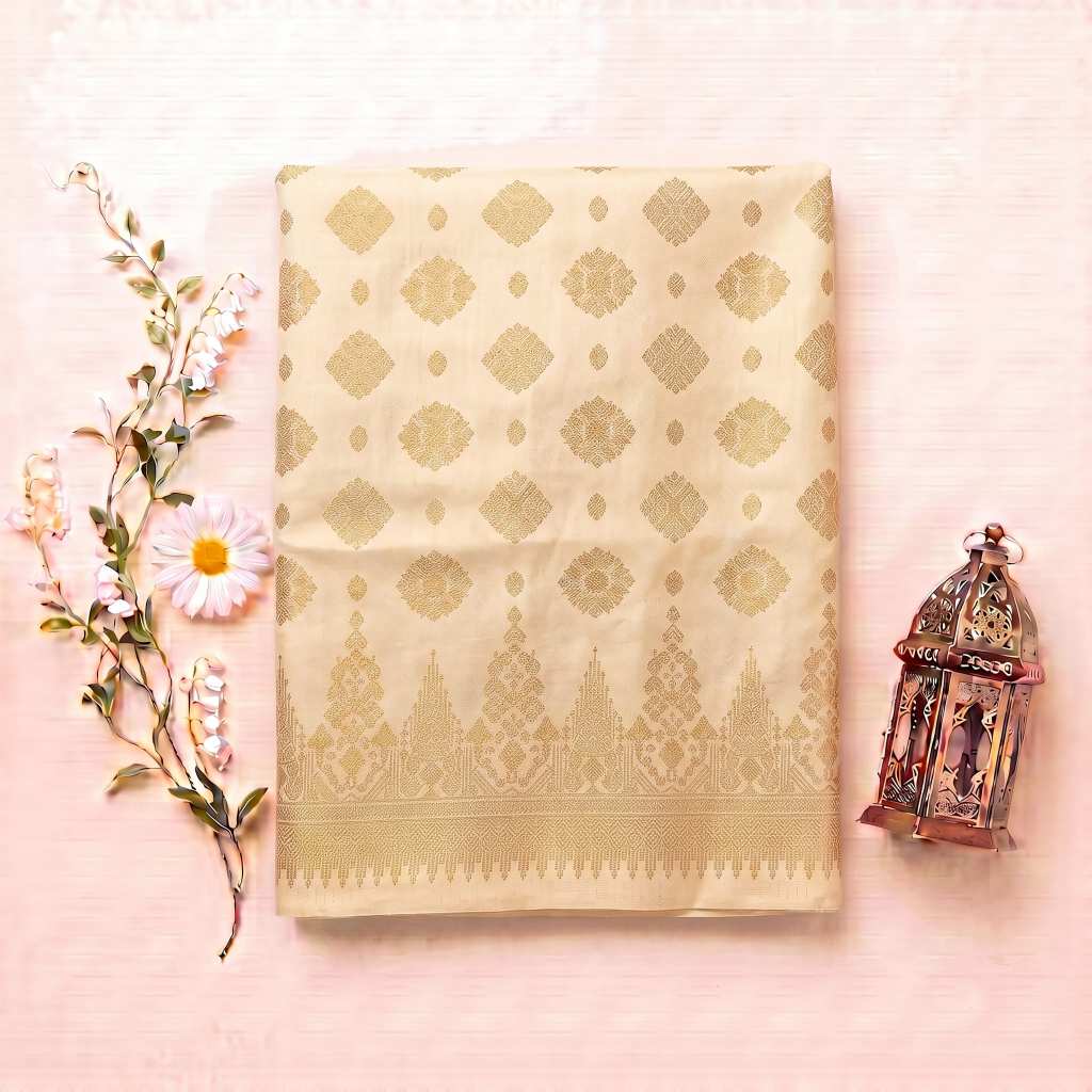KAMDAR – Awan Senja Songket Metallic Kain Pasang | Songket Premium Eksklusif – 2M/4M
