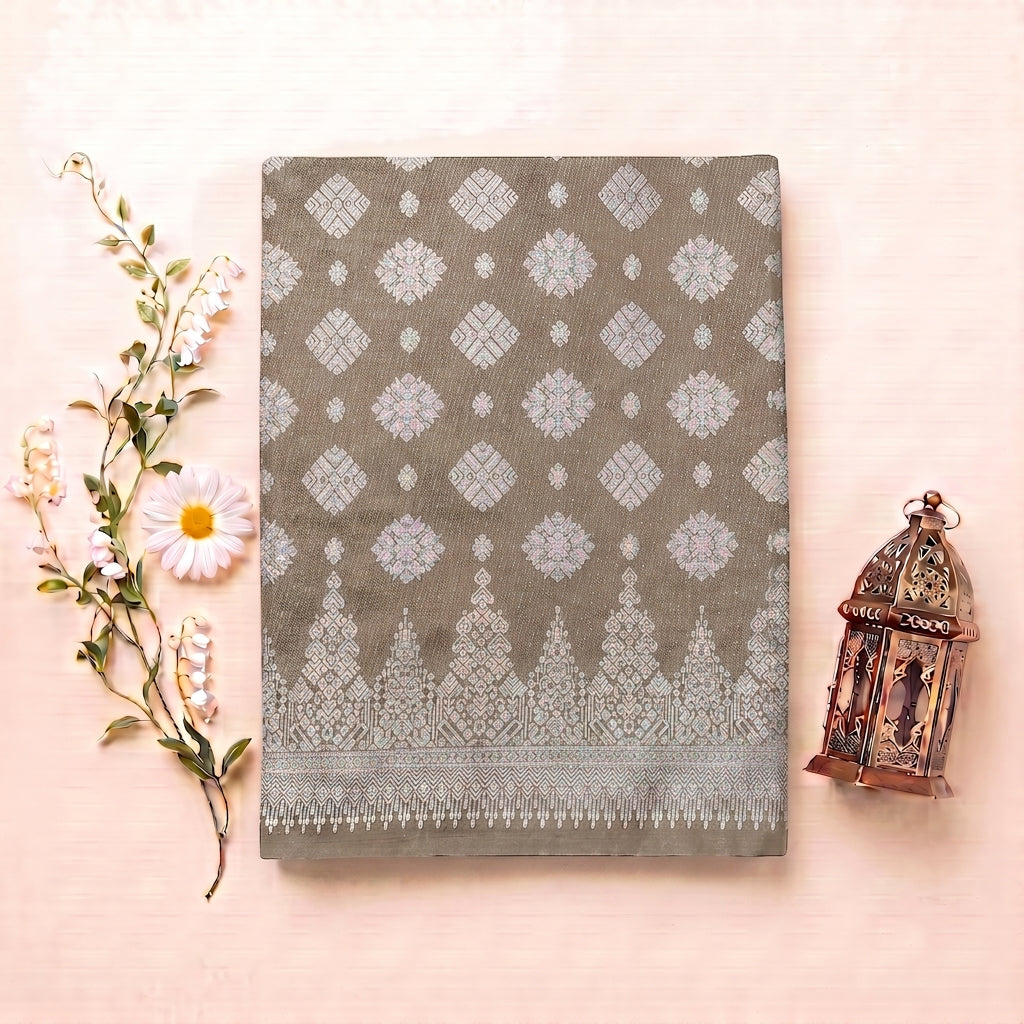 KAMDAR – Awan Senja Songket Metallic Kain Pasang | Songket Premium Eksklusif – 2M/4M