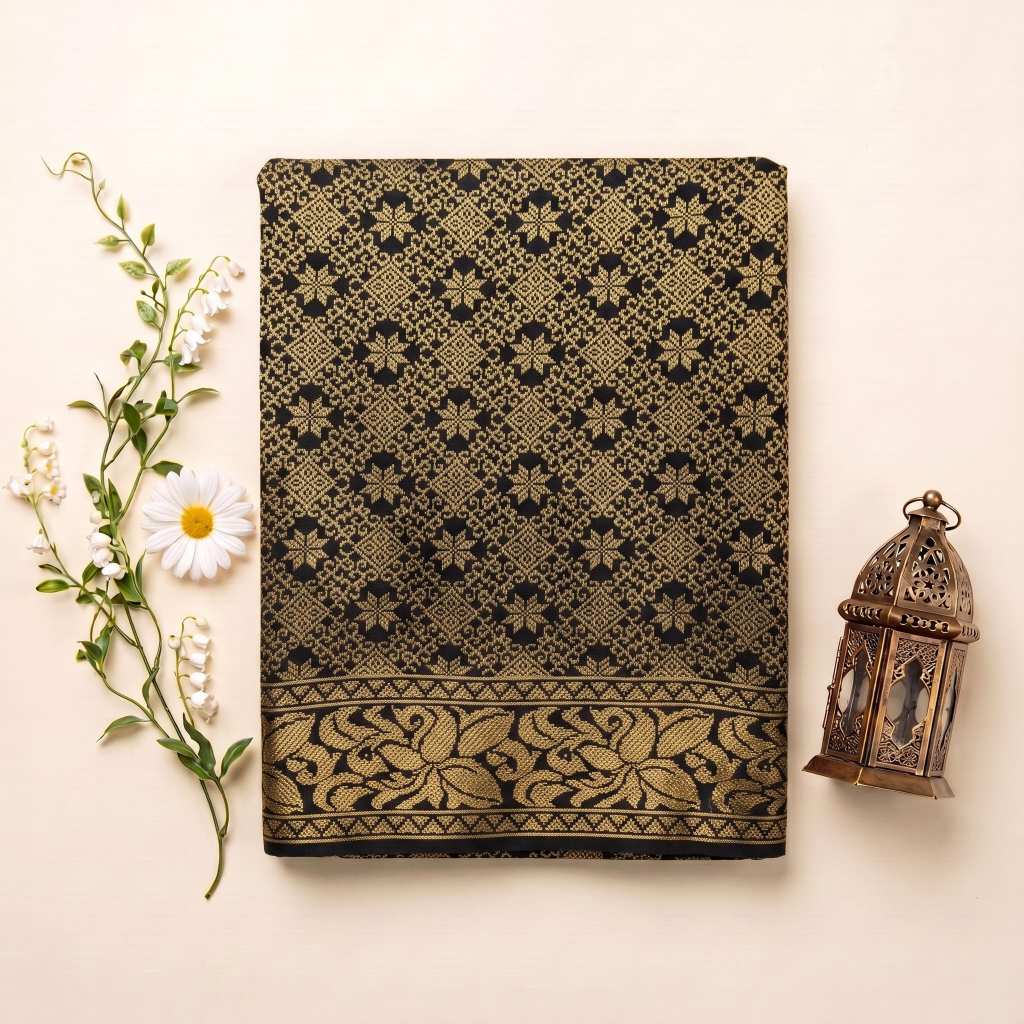 KAMDAR – Embun Pagi Songket Metallic Kain Pasang | Songket Tradisional Premium – 2M/4M