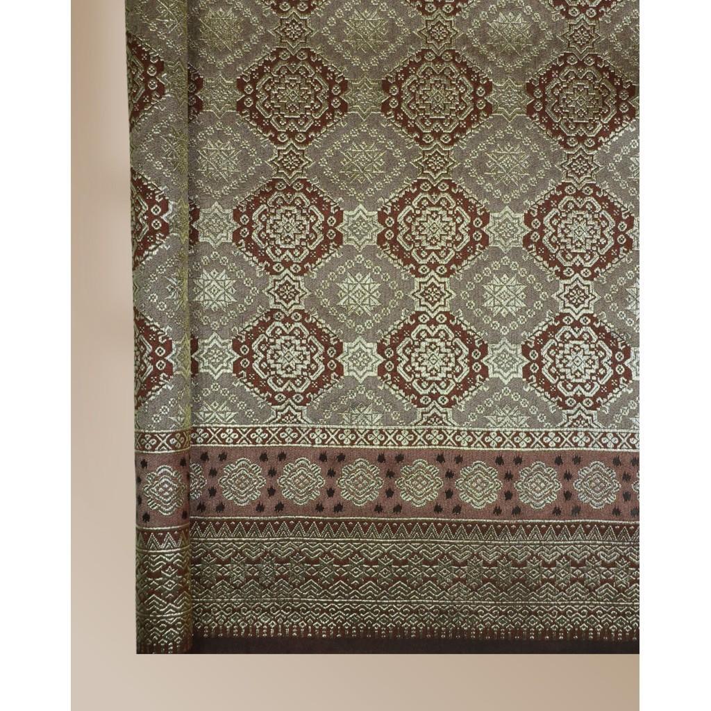 KAMDAR Srikandi Lestari Metallic Songket | Kain Songket Berkilat Ironless Tak Jarang | Bidang 44