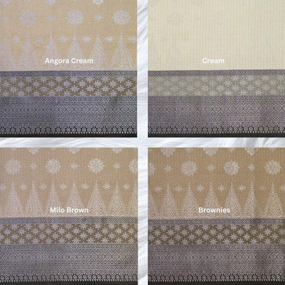 KAMDAR Srikandi Lestari Metallic Songket | Kain Songket Berkilat Ironless Tak Jarang | Bidang 44