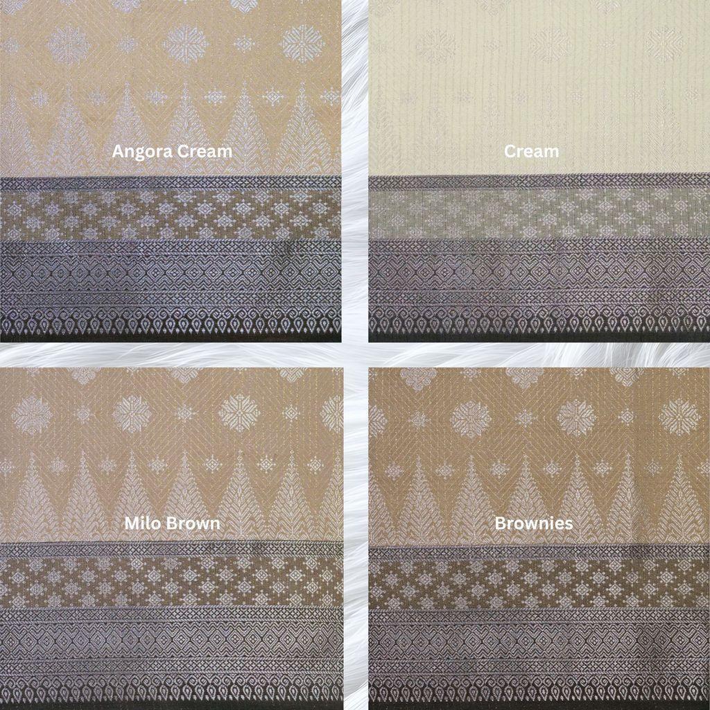 KAMDAR Srikandi Lestari Metallic Songket | Kain Songket Berkilat Ironless Tak Jarang | Bidang 44