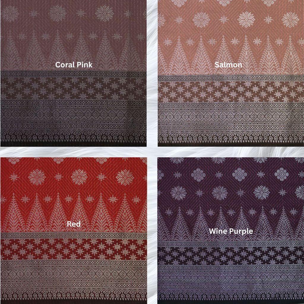 KAMDAR Srikandi Lestari Metallic Songket | Kain Songket Berkilat Ironless Tak Jarang | Bidang 44