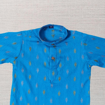 KAMDAR – Veer Set Kurta Penuh Kanak-Kanak | Baju Etnik Poliester Premium | Pakaian Rasmi Budak Saiz 2–15