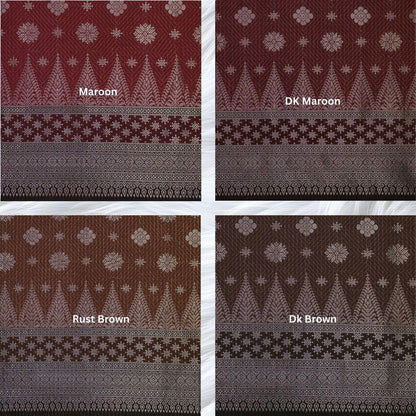 KAMDAR Srikandi Lestari Metallic Songket | Kain Songket Berkilat Ironless Tak Jarang | Bidang 44