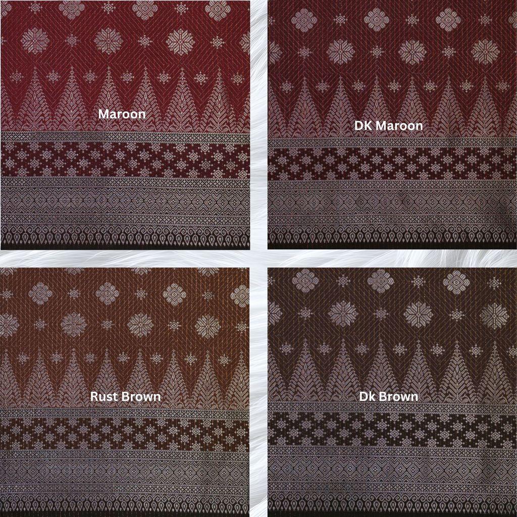 KAMDAR Srikandi Lestari Metallic Songket | Kain Songket Berkilat Ironless Tak Jarang | Bidang 44