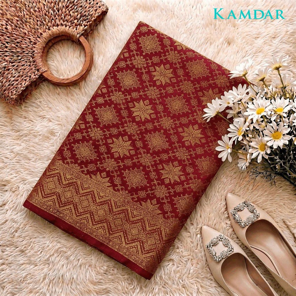 KAMDAR - Kain Songket Sri Rembulan Premium (2m/4m)