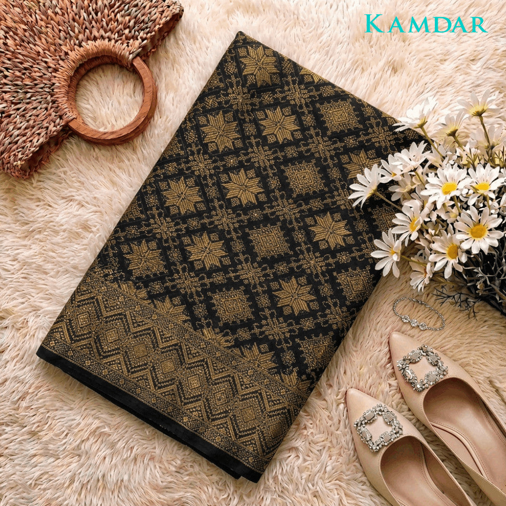 KAMDAR - Kain Songket Sri Rembulan Premium (2m/4m)